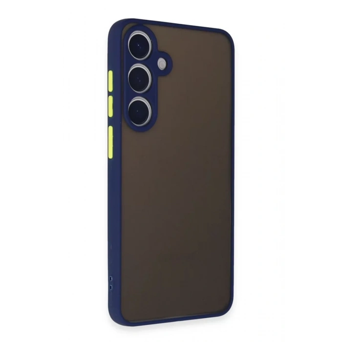 Samsung Galaxy S24 Kılıf Montreal Silikon Kapak - Lacivert