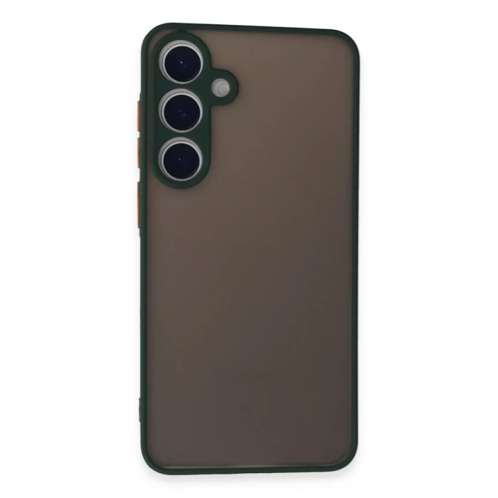 Samsung Galaxy S24 Kılıf Montreal Silikon Kapak - Yeşil