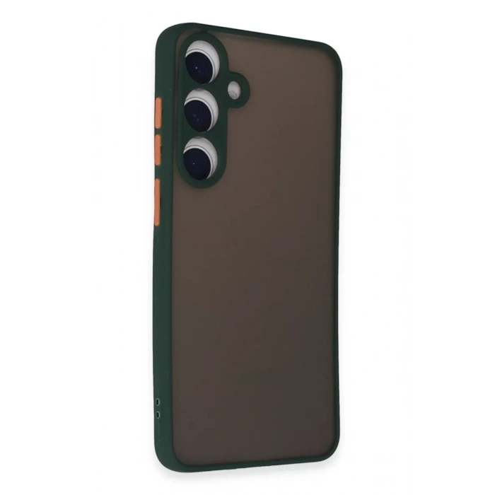 Samsung Galaxy S24 Kılıf Montreal Silikon Kapak - Yeşil