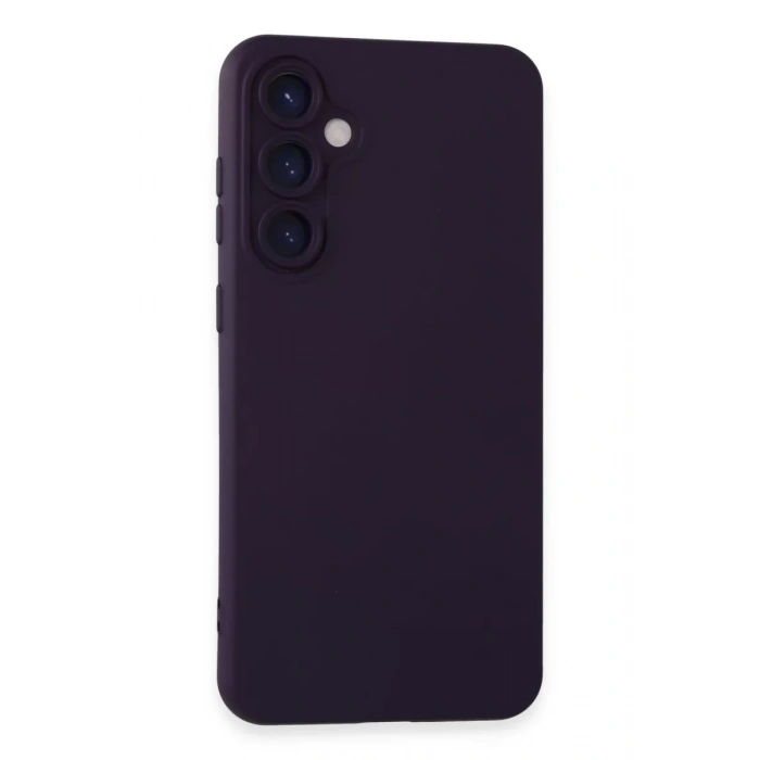 Samsung Galaxy S24 Kılıf Nano içi Kadife Silikon - Mor