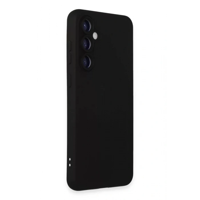 Samsung Galaxy S24 Kılıf Nano içi Kadife Silikon - Siyah