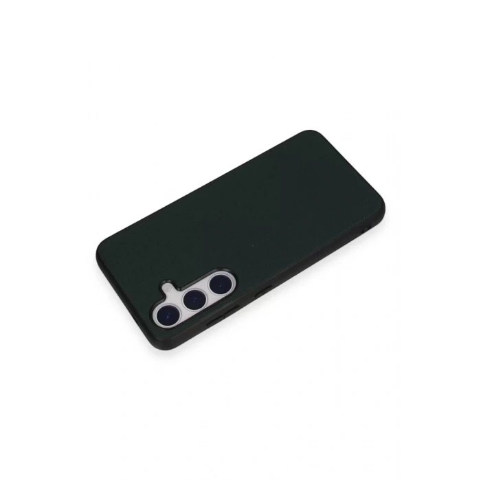 Samsung Galaxy S24 Kılıf Taft Kapak - Koyu Yeşil