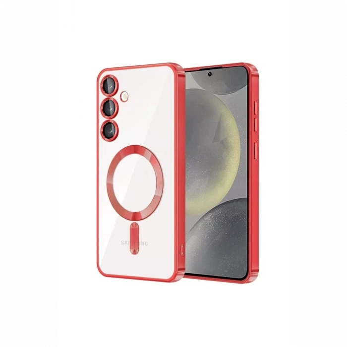 Samsung Galaxy S24 Plus Kılıf Kross Magneticsafe Kapak - Kırmızı