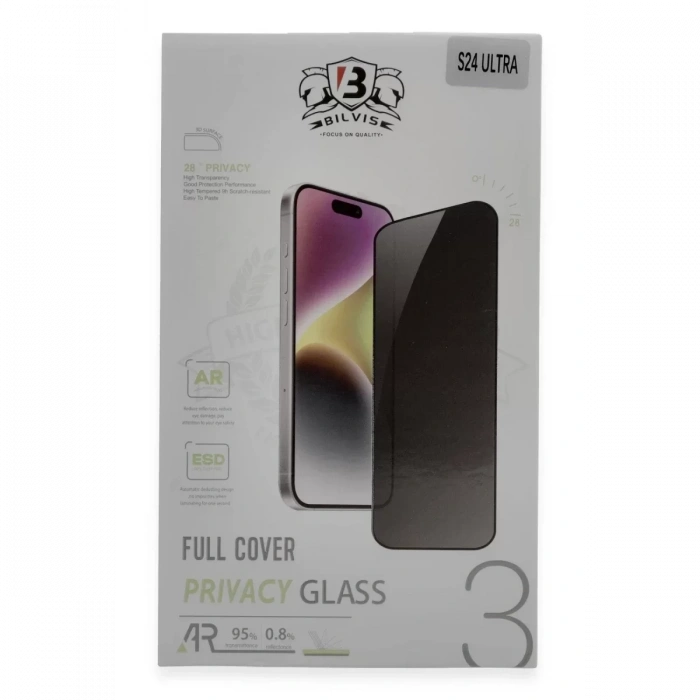 Samsung Galaxy S24 Ultra Bilvis Hayalet Cam Ekran Koruyucu