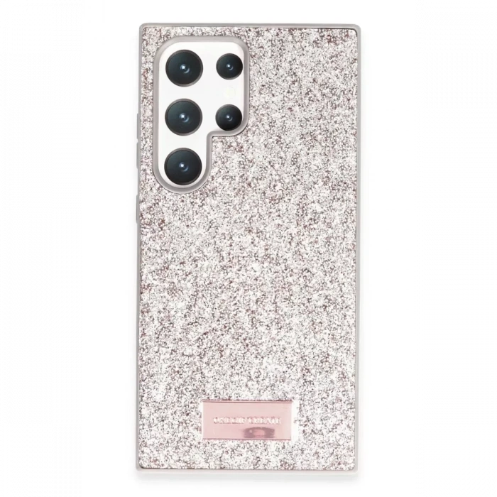 Samsung Galaxy S24 Ultra Bright Simli Kapak - Gold