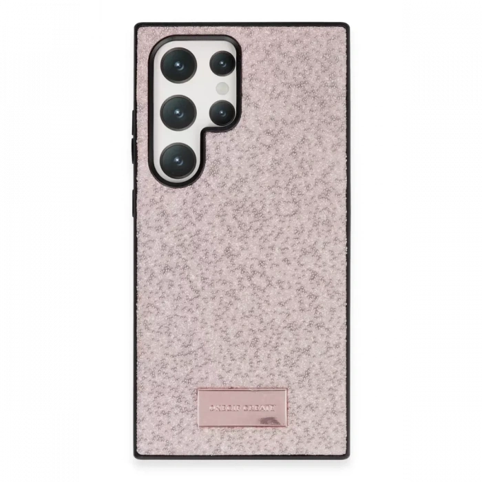 Samsung Galaxy S24 Ultra Bright Simli Kapak - Pembe