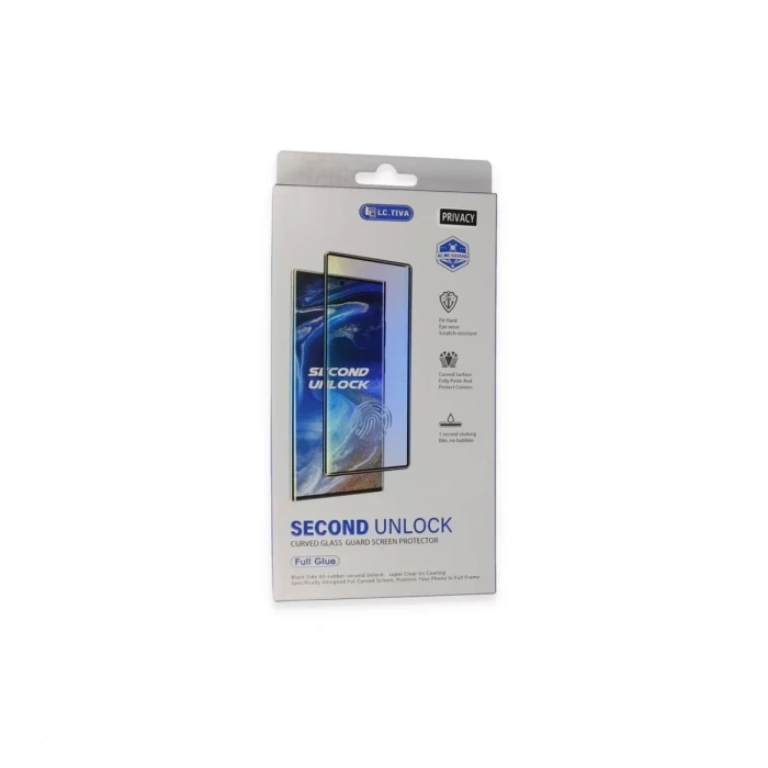 Samsung Galaxy S24 Ultra Durable Full Glue Curved Hayalet Cam