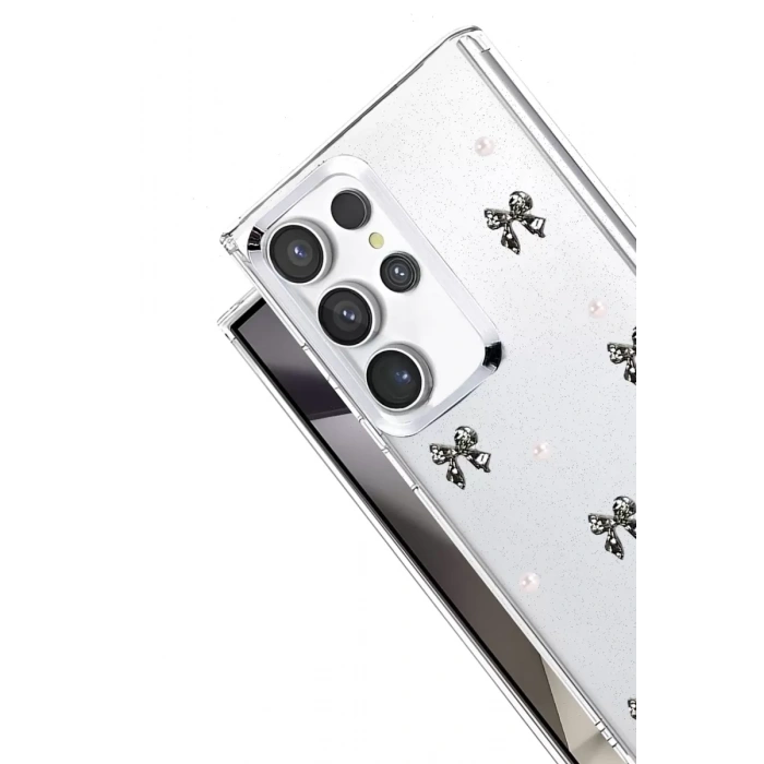 Samsung Galaxy S24 Ultra Fiyonk Desenli Kapak - Desen 8