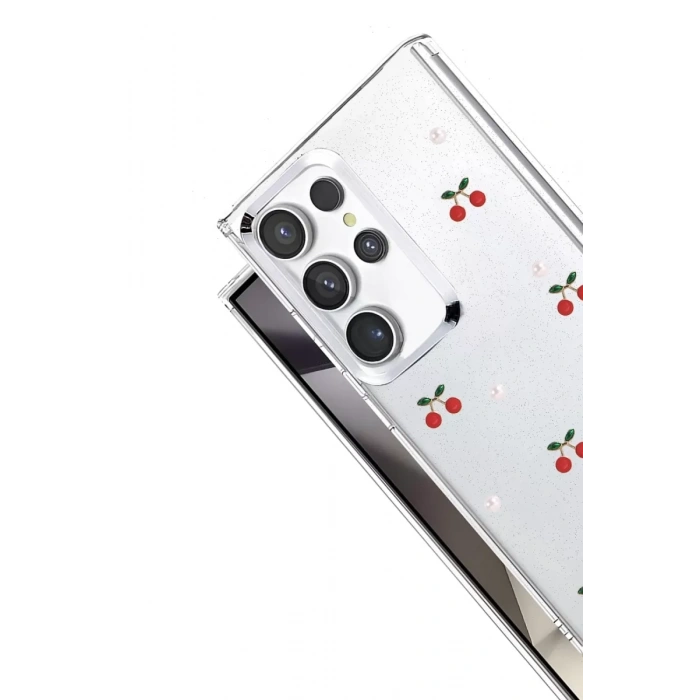 Samsung Galaxy S24 Ultra Fiyonk Desenli Kapak - Desen 9