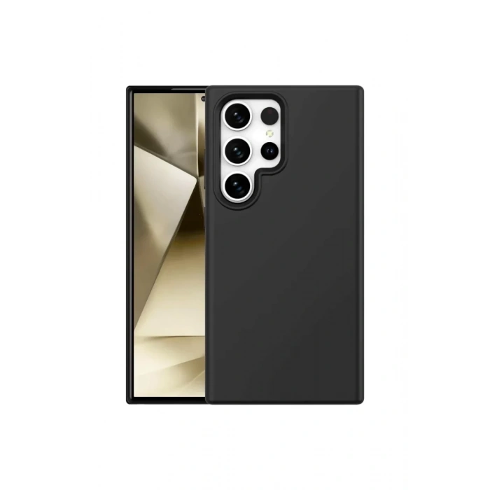 Samsung Galaxy S24 Ultra Kılıf First Silikon - Siyah