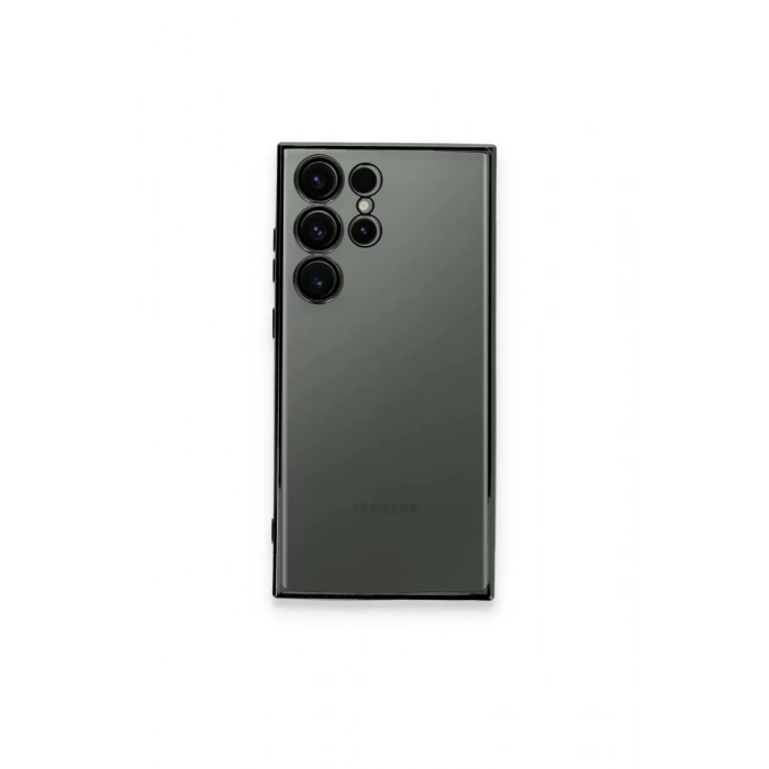 Samsung Galaxy S24 Ultra Kılıf Lensli Silikon - Yeşil