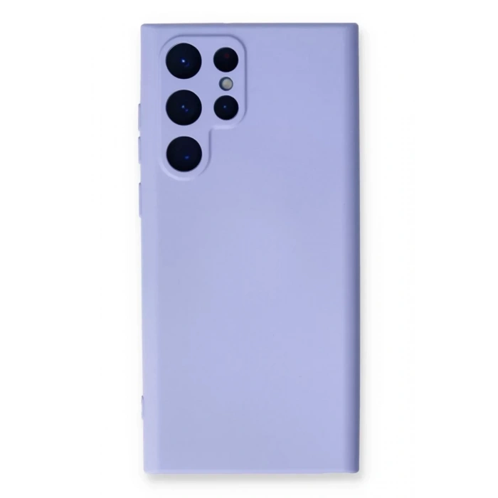 Samsung Galaxy S24 Ultra Kılıf Nano içi Kadife Silikon - Lila