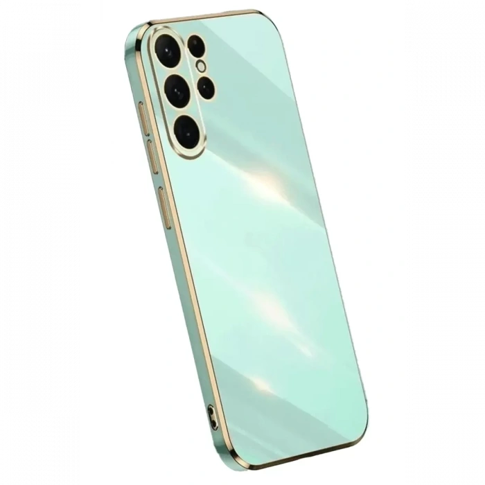 Samsung Galaxy S24 Ultra Kılıf Volet Silikon - Açık Yeşil