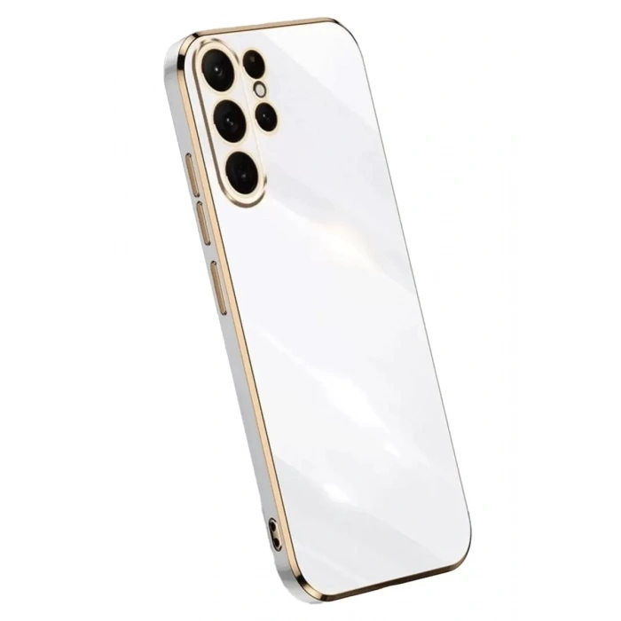 Samsung Galaxy S24 Ultra Kılıf Volet Silikon - Beyaz