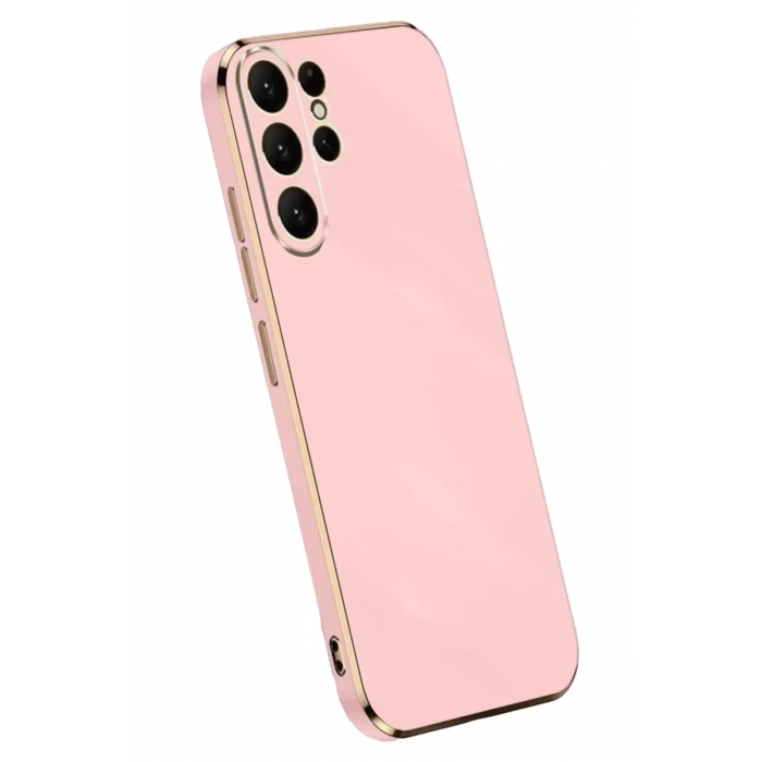 Samsung Galaxy S24 Ultra Kılıf Volet Silikon - Pembe