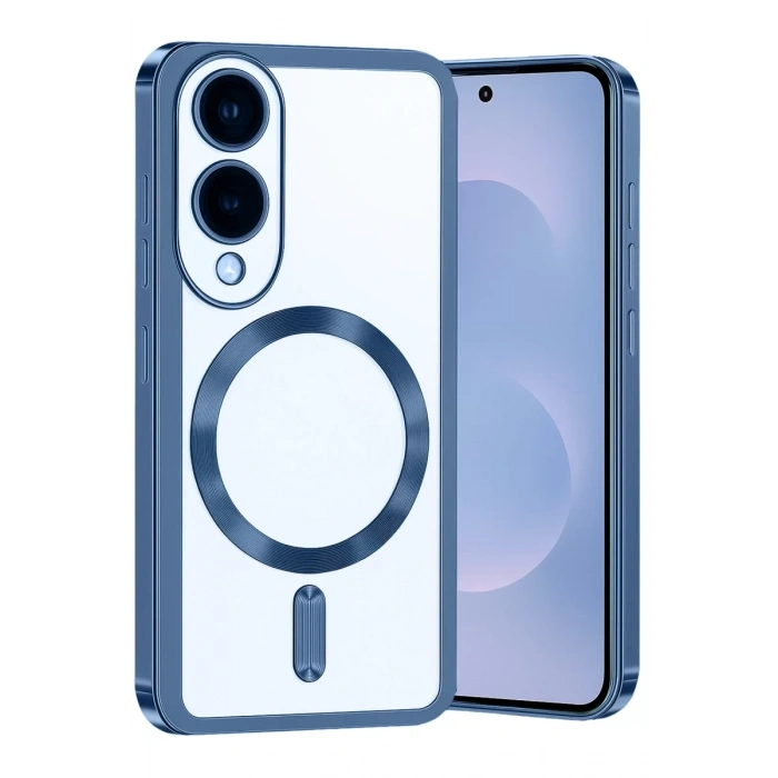 Samsung Galaxy S25 Edge Kross Magneticsafe Kapak - Sierra Blue