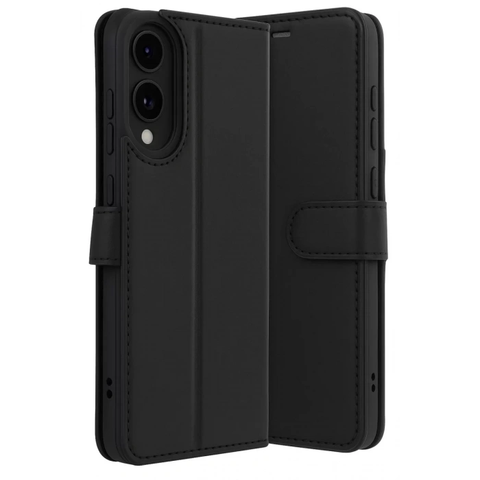 Samsung Galaxy S25 Edge Trend S Plus Kapaklı Kılıf - Siyah