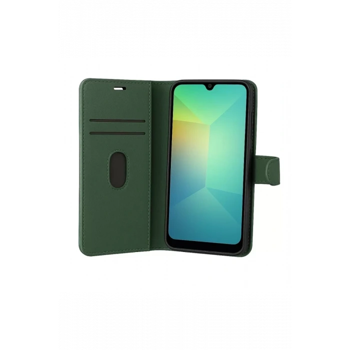 Samsung Galaxy S25 FE Trend S Plus Kapaklı Kılıf - Yeşil