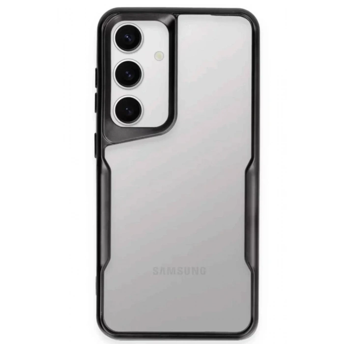 Samsung Galaxy S25 Kılıf Boyi Silikon Kapak - Siyah
