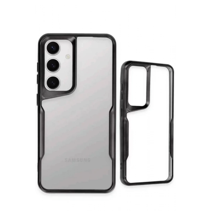 Samsung Galaxy S25 Kılıf Boyi Silikon Kapak - Siyah