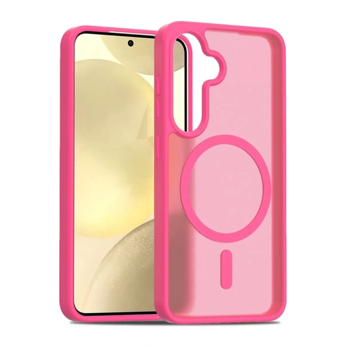 Samsung Galaxy S25 Plus Jota Magsafe Kapak - Rose