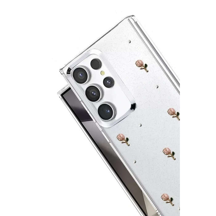 Samsung Galaxy S25 Ultra Fiyonk Desenli Kapak - Desen 6