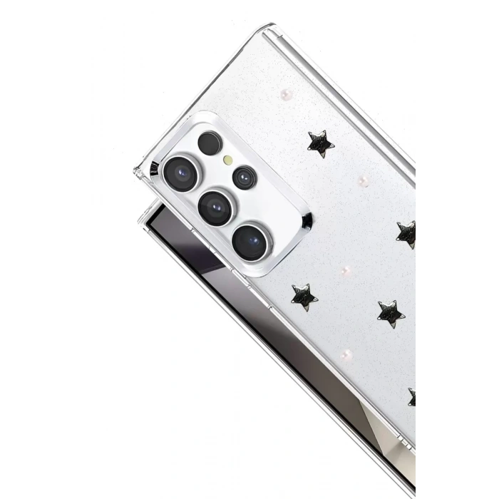 Samsung Galaxy S25 Ultra Fiyonk Desenli Kapak - Desen 7