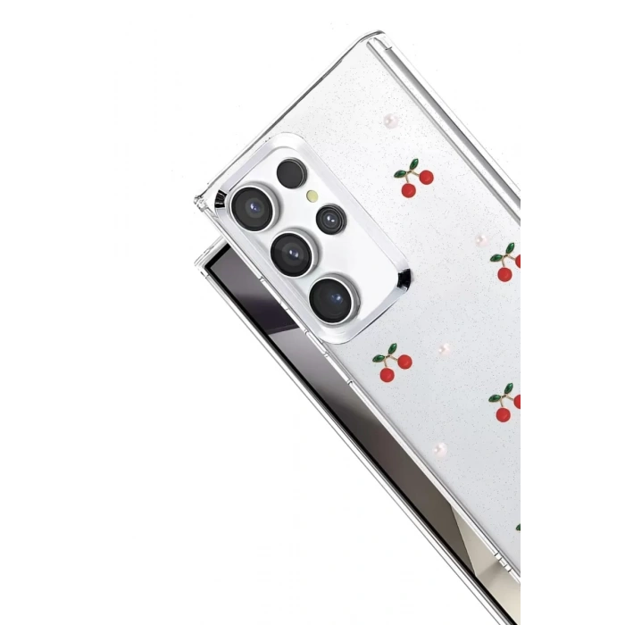 Samsung Galaxy S25 Ultra Fiyonk Desenli Kapak - Desen 9