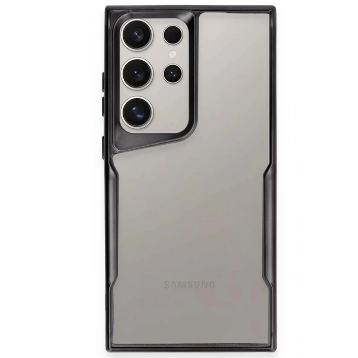 Samsung Galaxy S25 Ultra Kılıf Boyi Silikon Kapak - Siyah