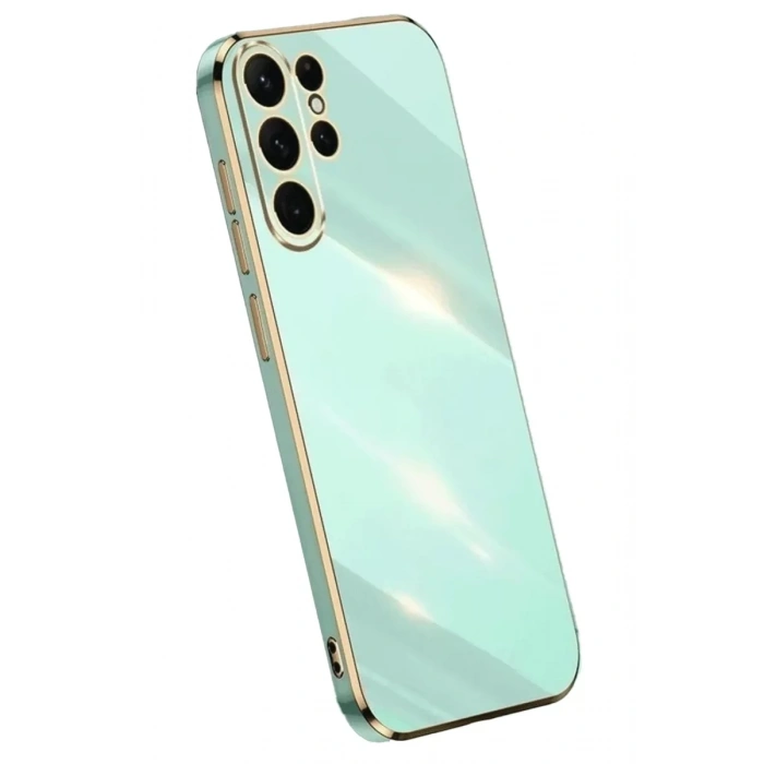 Samsung Galaxy S25 Ultra Kılıf Volet Silikon - Açık Yeşil