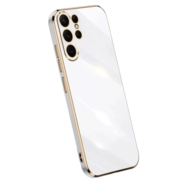 Samsung Galaxy S25 Ultra Kılıf Volet Silikon - Beyaz