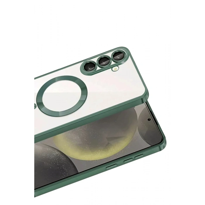 Samsung Galaxy S26 Plus Kross Magneticsafe Kapak - Koyu Yeşil