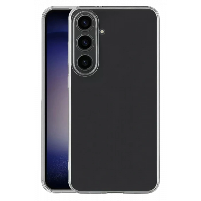 Samsung Galaxy S26 Plus Lüx Şeffaf Silikon - Şeffaf