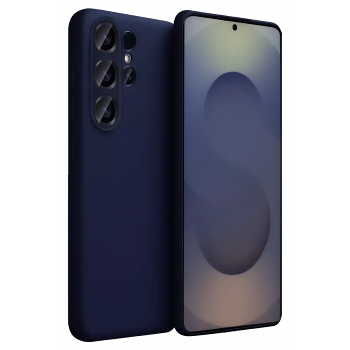 Samsung Galaxy S26 Ultra Nano içi Kadife Silikon - Lacivert