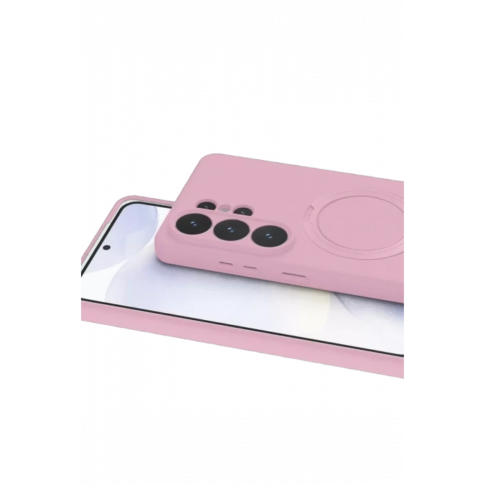Samsung Galaxy S26 Ultra Regal Magsafe Standlı Kapak - Açık Pembe