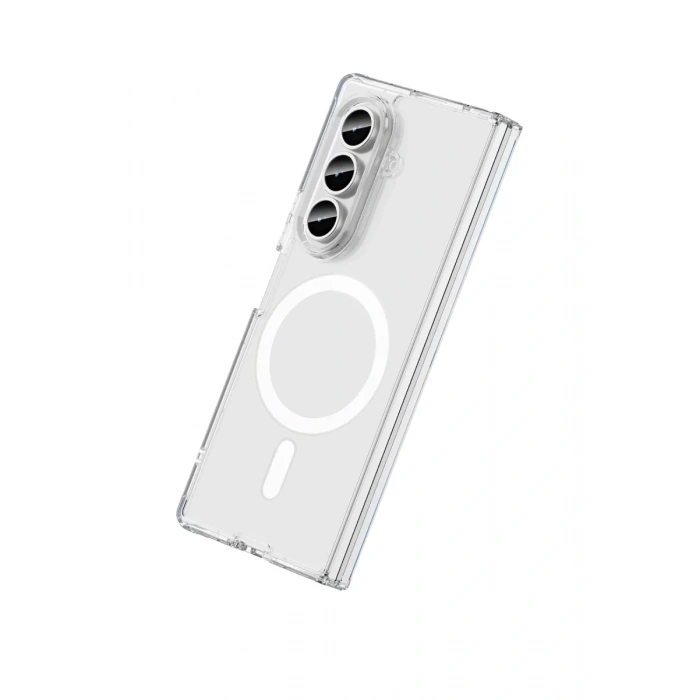 Samsung Galaxy Z Fold 7 Kılıf Magneticsafe Şeffaf Silikon - Şeffaf