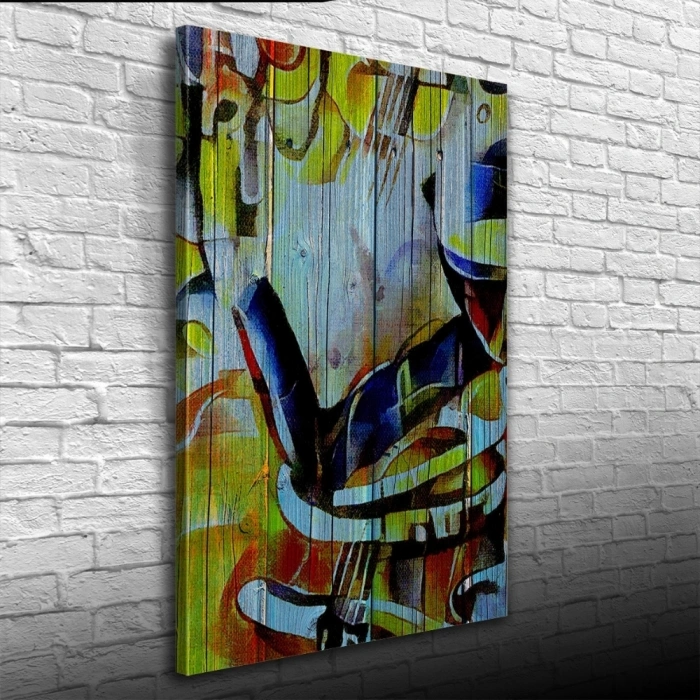 Şarap Kadehi Yağlıboya Kanvas Tablo 50 x 70