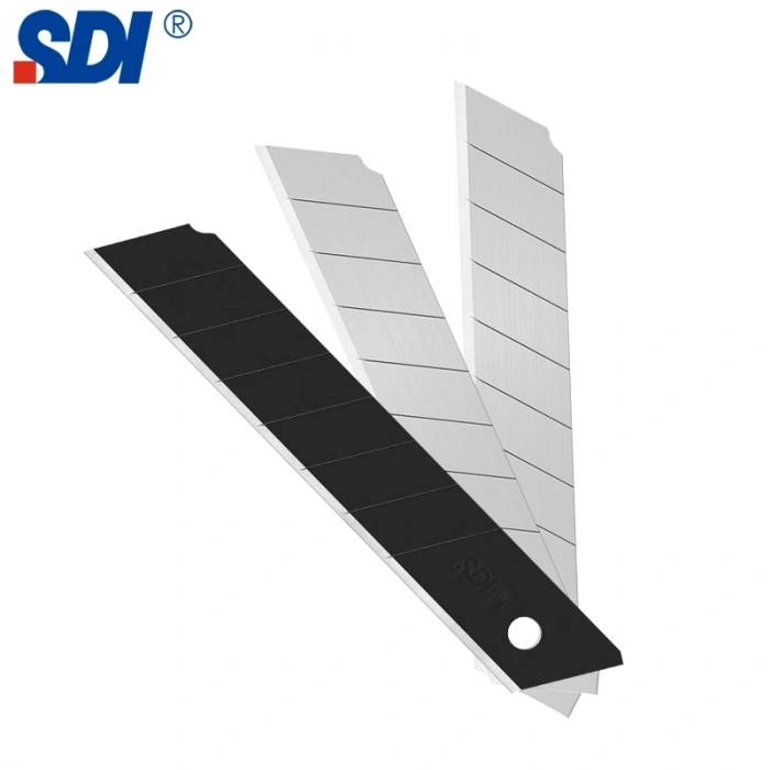 SDI 1404 Çelik Maket Bıçağı Falçata Ucu Yedeği 18mm 60 Derece Büyük 10lu
