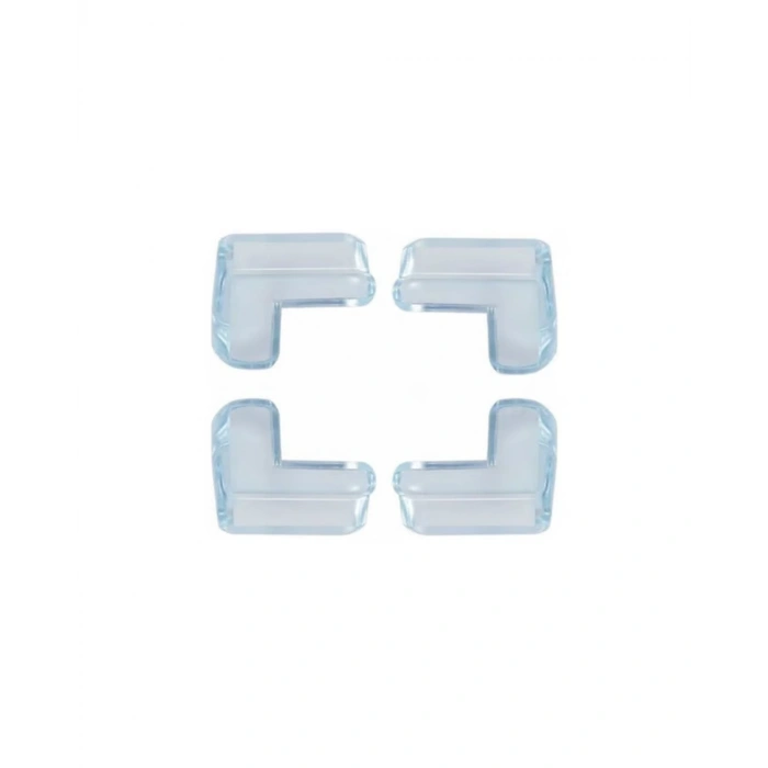 Şeffaf Köşe Koruyucu 4 Lü Set Çocuk Güvenlik Masa Köşe Aparatı