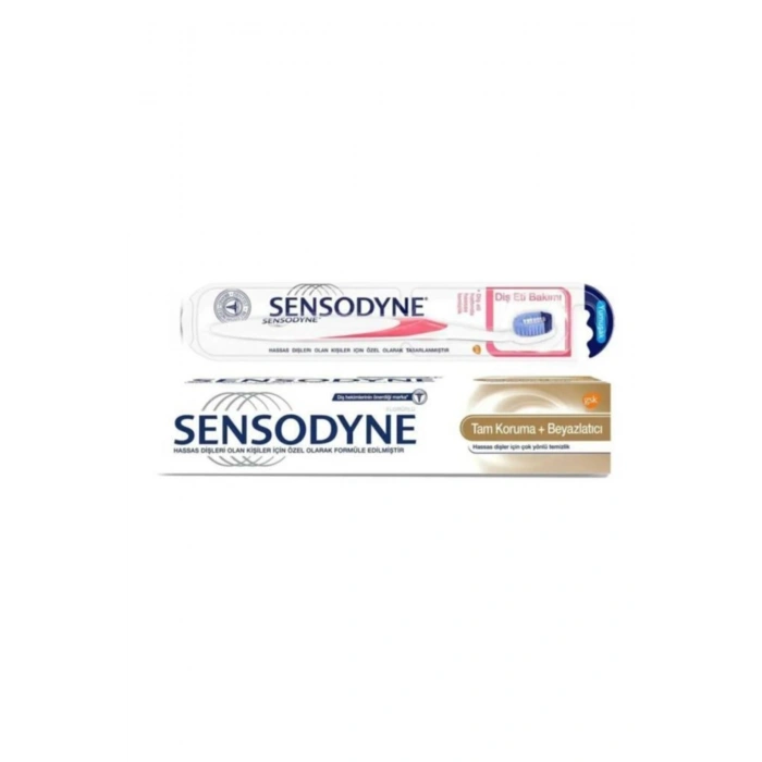 Sensodyne Diş Macunu Tam Koruma 75 ml + Diş Fırçası Yumuşak Hediye