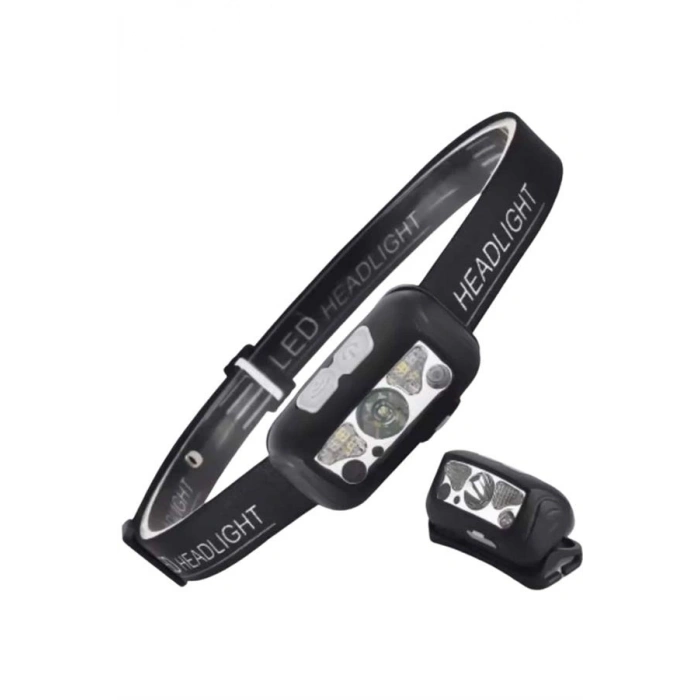 Sensörlü Şarjlı Type-c Şarj Işıklı Kafa Lambası Kamp Lambası