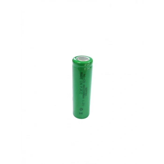 Sertec - 1.2V 1200 Mah - AA - Ni-Cd Şarjlı Pil - (Başsız / Flat Head)