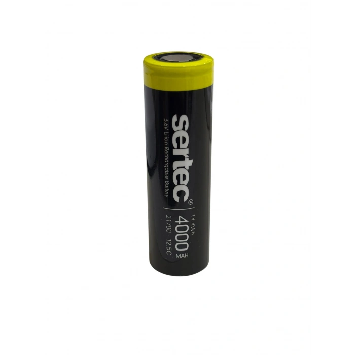 Sertec INR21700 3.7V 4000 mah 12.5C Li-ion Şarjlı Pil