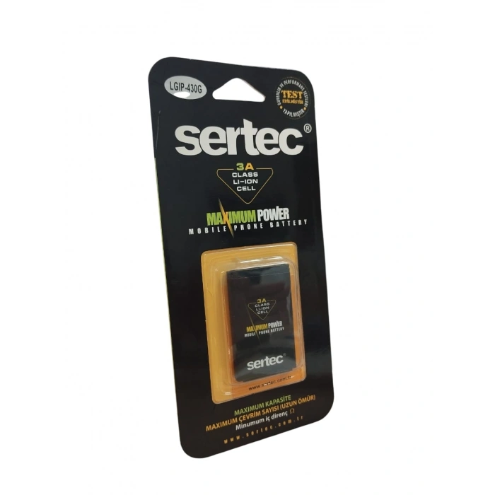 SERTEC - LG CF360 / LGIP-430G Uyumlu Batarya
