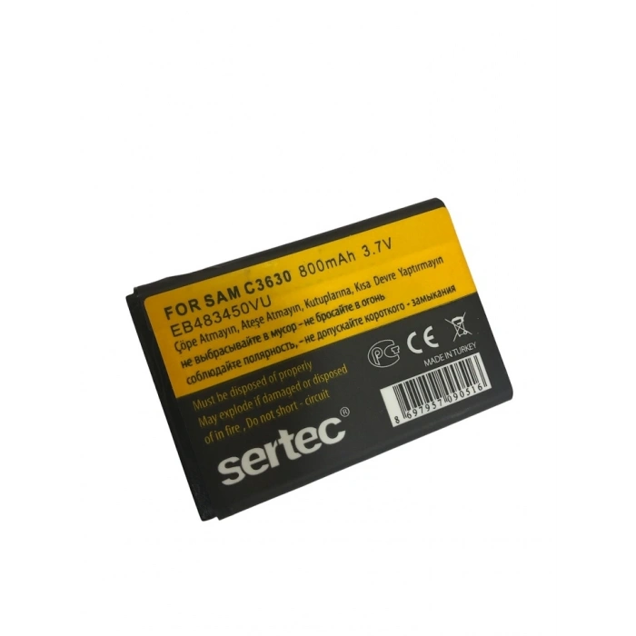 SERTEC - Samsung C3630 uyumlu Batarya