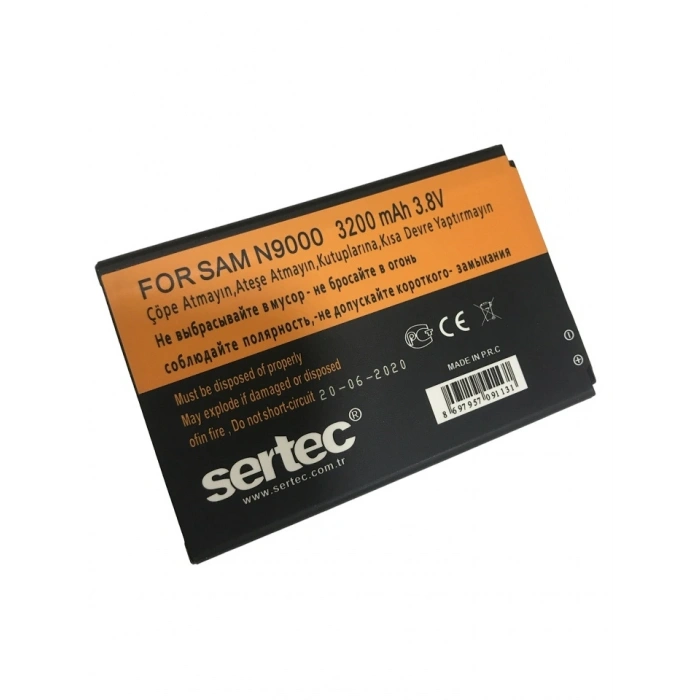 SERTEC - Samsung GALAXY NOTE 3 / N9000 Uyumlu Batarya