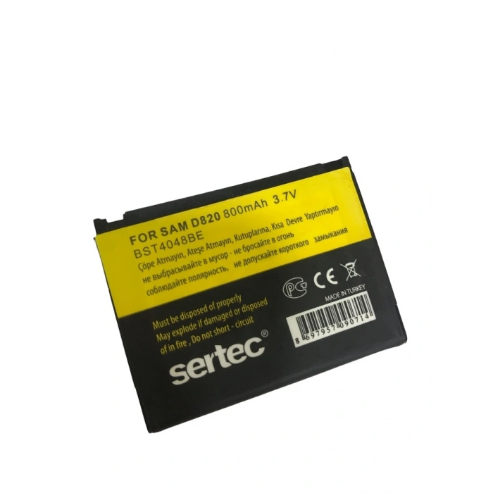 SERTEC - Samsung V740/D820 Uyumlu Batarya