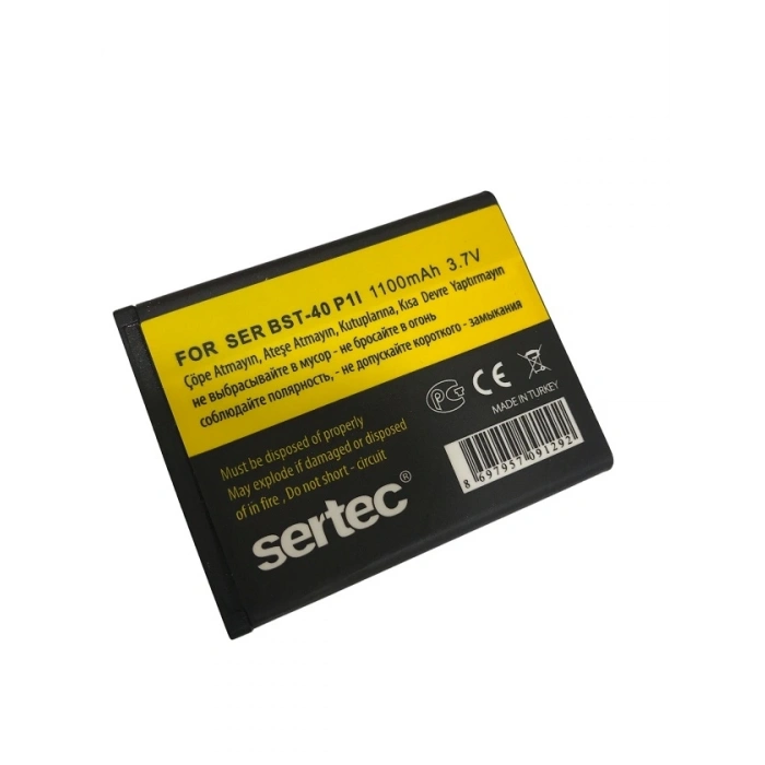 SERTEC - SONY / ERİCSON  SR-BST-40 / P1 I Uyumlu Batarya
