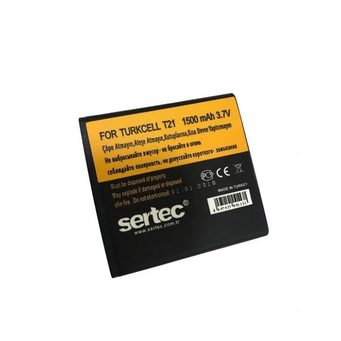 SERTEC - Turkcell T-21 Uyumlu Batarya