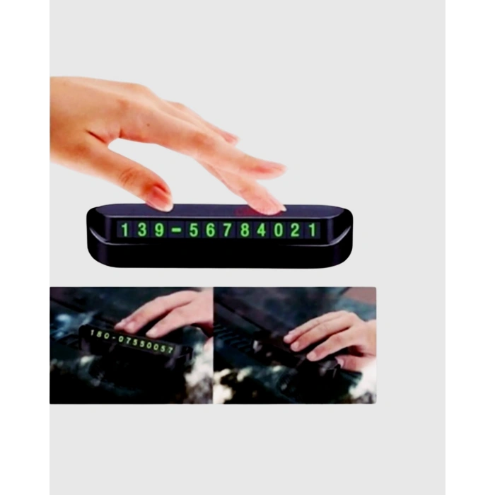 Şık ve İşlevsel Fosforlu Araç Numaratörü – Kolay Kullanım, Yüksek Görünürlük